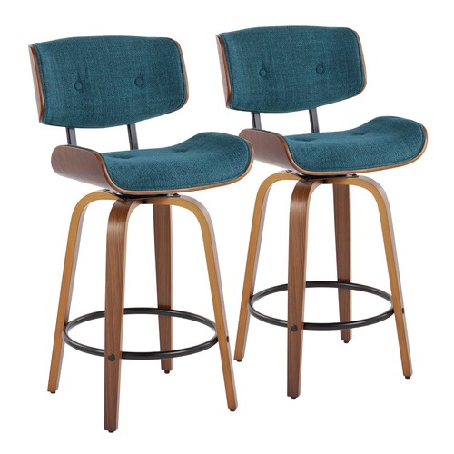 Lombardi 26" Fixed-height Counter Stool - Set Of 2
